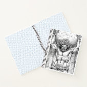 Carnet Atlas Titan Mythology Close-Up Sketch Art Notebook (Intérieur)