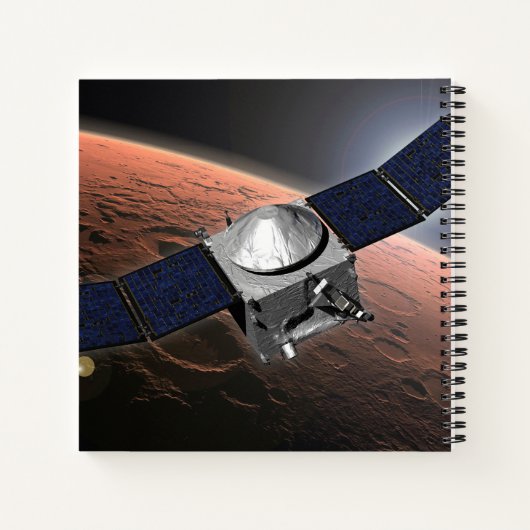 Carnet Atmosphère Mars Et Mission D'Évolution Volatile. (Dos)