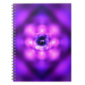 Carnet atome de brillance violette (Devant)
