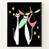 Carnet Atomique Moyen Siècle moderne Cool Chat Mobile (Dos)