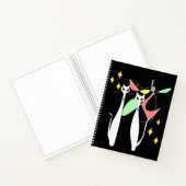 Carnet Atomique Moyen Siècle moderne Cool Chat Mobile (Intérieur)