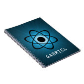 Carnet atomique Nerdy, bleu (Côté Droit)