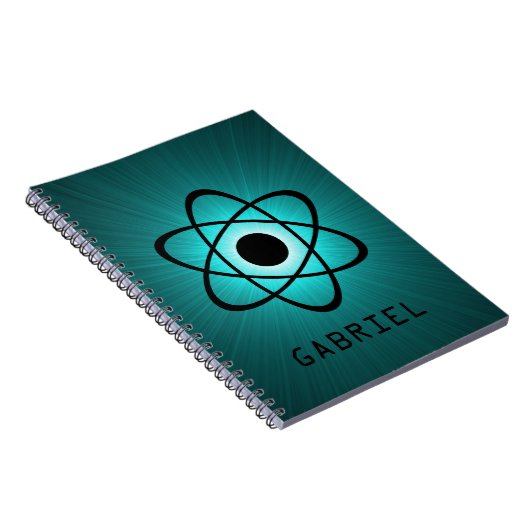Carnet atomique Nerdy, Turquoise (Côté Droit)