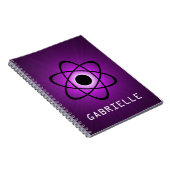Carnet atomique Nerdy, violet (Côté Droit)