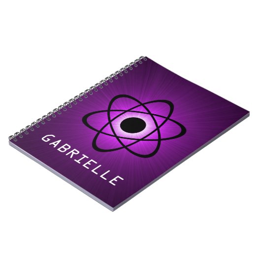 Carnet atomique Nerdy, violet (Côté gauche)