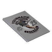 Carnet Attaque de l'équipe sportive du joueur de crosse p (Côté Droit)