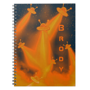 Carnet Attaque de l'OVNI sur l'alien Sci-fi Jupiter