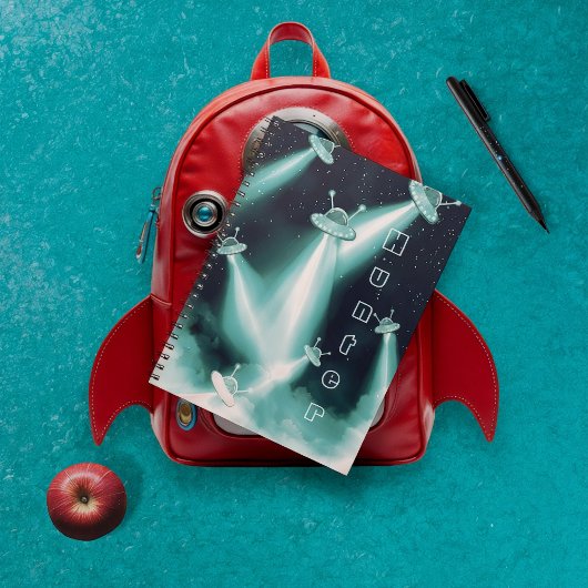 Carnet Attaque de l'OVNI sur Neptune - Sci-fi Space journ