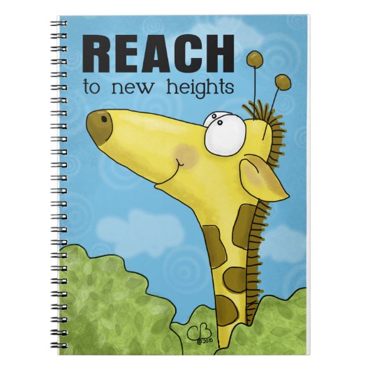 Carnet Atteindre New Heights Giraffe (Devant)
