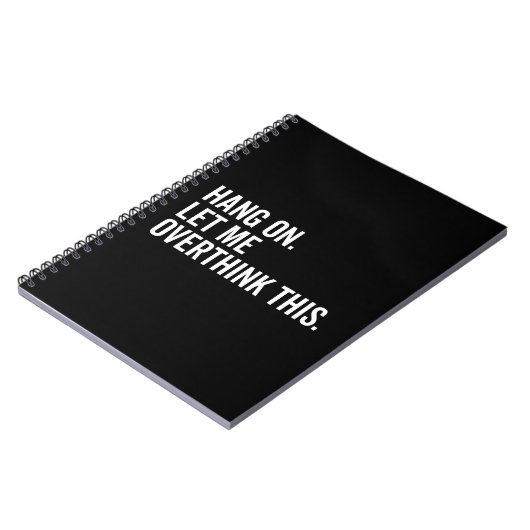 Carnet Attendez. Permettez-moi d'y réfléchir. (Côté gauche)