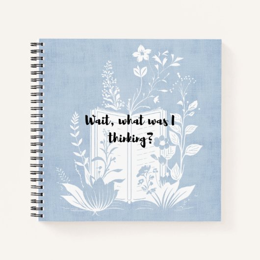 Carnet Attends, à quoi je pensais (Devant)