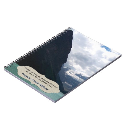 Carnet Attente le seigneur Mountain Scripture (Côté gauche)