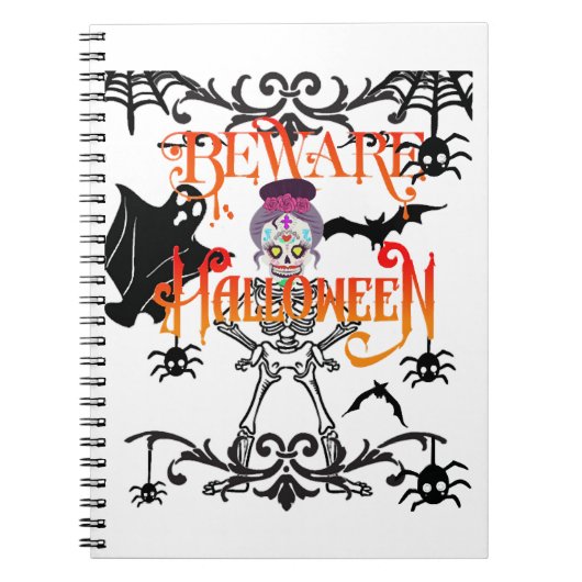Carnet Attention à Halloween (Devant)