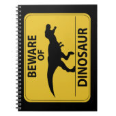Carnet Attention aux dinosaures (Devant)