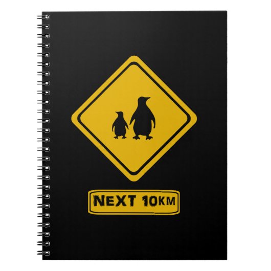 Carnet attention aux pingouins (Devant)