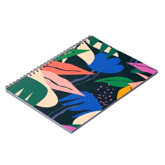 Carnet Attention Getter motif abstrait (Côté gauche)