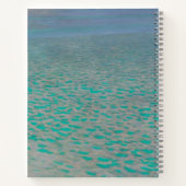 Carnet Attersee, peinture de paysage côtier, Gustav Klimt (Dos)