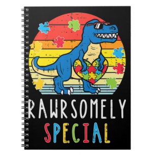 Carnet Attrape ce T-Shirt spécial Trex Dino Rawrsomely mi