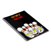 Carnet Attrape-Moi Si Tu Peux, Quilles de Bowling Drôles (Côté Droit)