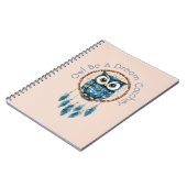 Carnet Attrape-rêve de la chouette bleue (Côté gauche)