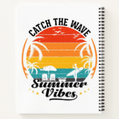 Carnet Attrapez la vague d'été Vibes (Dos)