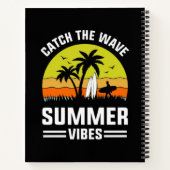 Carnet Attrapez la vague Vibes d'été-64193 (Dos)