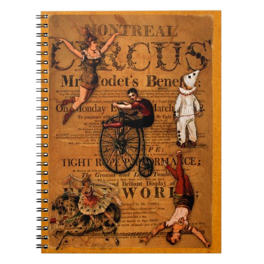 Carnet Au cirque (Devant)