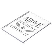 Carnet Au-dessus de la Négativité (Côté gauche)