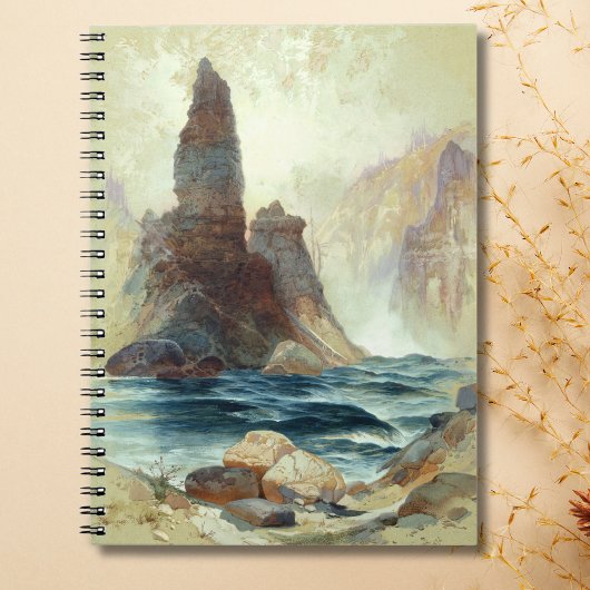 Carnet Au-dessus de Tower Falls, Moran, 1872