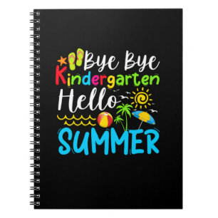 Carnet Au revoir Jardin d'enfants Hello Summer