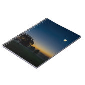 Carnet Aube d'été avec lune (Côté gauche)