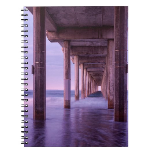 Carnet Aube violette à Scripps Pier (Devant)