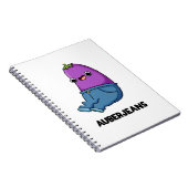 Carnet Auberjeans Drôle de Aubergine Pun  (Côté Droit)