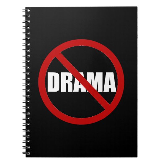 Carnet Aucun drame (Devant)