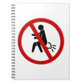 Carnet AUCUN ⚠ Drôle Toilette Thaïlandaise ⚠ (Devant)