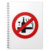 Carnet AUCUN Fumeur ⚠ THÉ ⚠ (Devant)