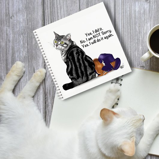 Carnet Aucun Remorque Tabby Chat Drôle