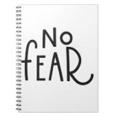 Carnet aucune crainte (Devant)