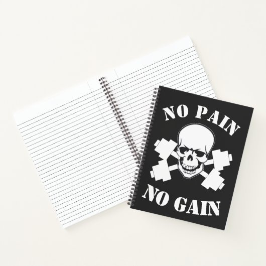 CARNET AUCUNE DOULEUR AUCUN GAIN GYM JOURNALS PROGRESS SU (Intérieur)