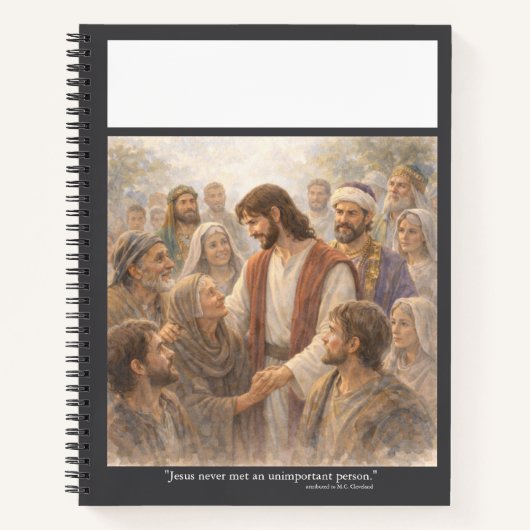 Carnet Aucune personne sans importance (Devant)