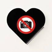 Carnet Aucune photo autorisée (Dos)