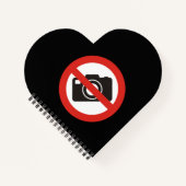 Carnet Aucune photo autorisée (Devant)