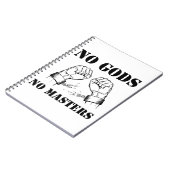 Carnet Aucuns dieux, aucuns maîtres - athéisme et (Côté gauche)