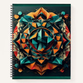 Carnet audacieux inspiré par Mandala (Devant)