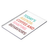 Carnet Aujourd'Hui Agenda Café Et Comportements De Façonn (Côté gauche)