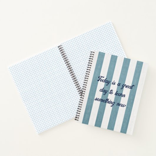 Carnet Aujourd'hui est un grand jour pour apprendre quelq (Intérieur)