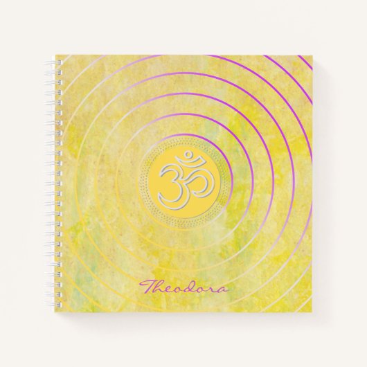 Carnet AUM "Imperial Yellow" (Devant)