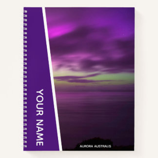 Carnet Aurora Australis Southern Lights Australia Purple