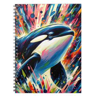 Carnet Aurora Orca Dream – Vibrant Sea Art