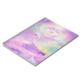 Carnet Aurora par Clive Henry pastels roses (Côté gauche)